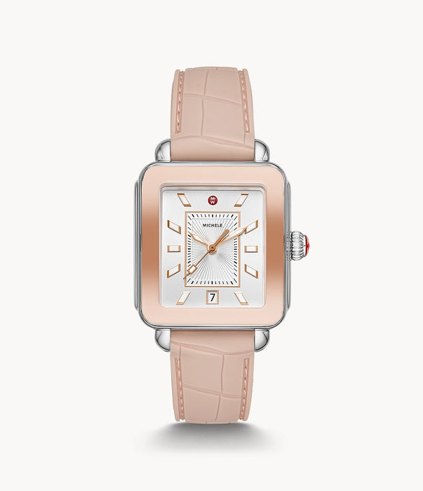Michele Deco Sport Two-Tone Pink Gold Watch