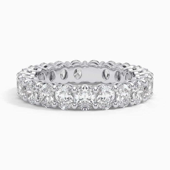 Lab Grown Oval Eternity Band (7 1/2- 8 cttw)