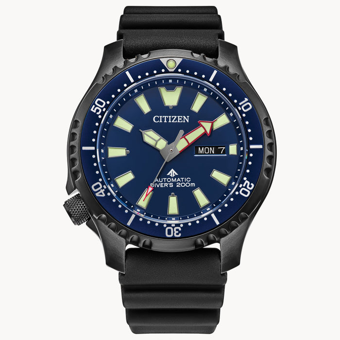 Citizen Gent's Promaster Dive Automatic Blue Dial and Silicone Watch