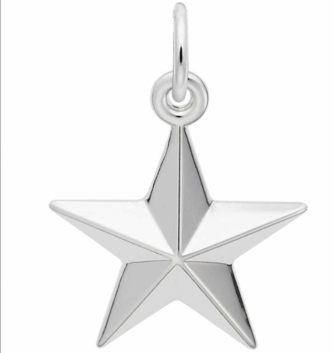Rembrandt Sterling Silver Star Charm