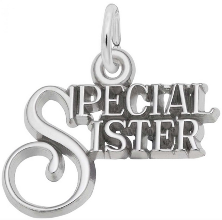 Rembrandt Sterling Silver Special Sister Charm