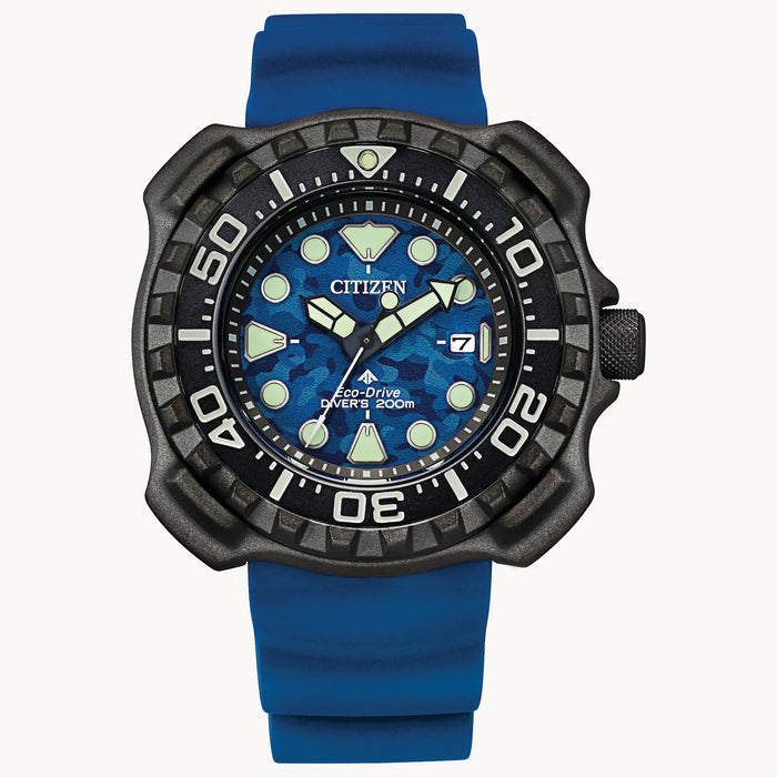 Citizen Gent's Eco-Drive Promaster Dive Blue Silicone Watch