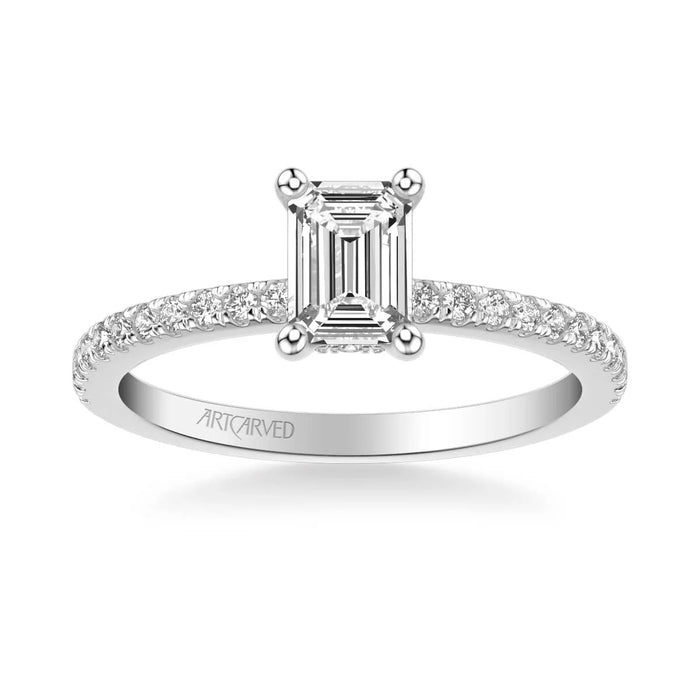 Sybil Classic Side Stone Engagement Ring Setting
