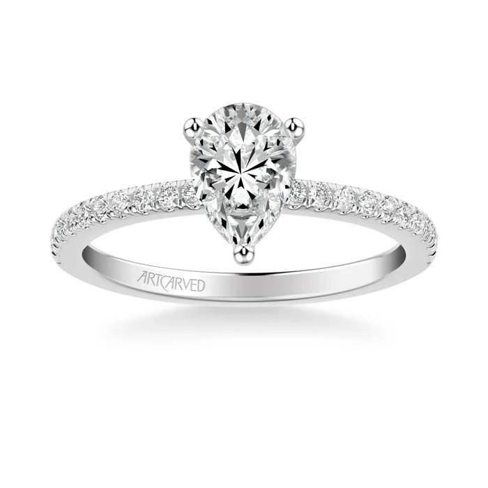 Sybil Classic Side Stone Engagement Ring Setting
