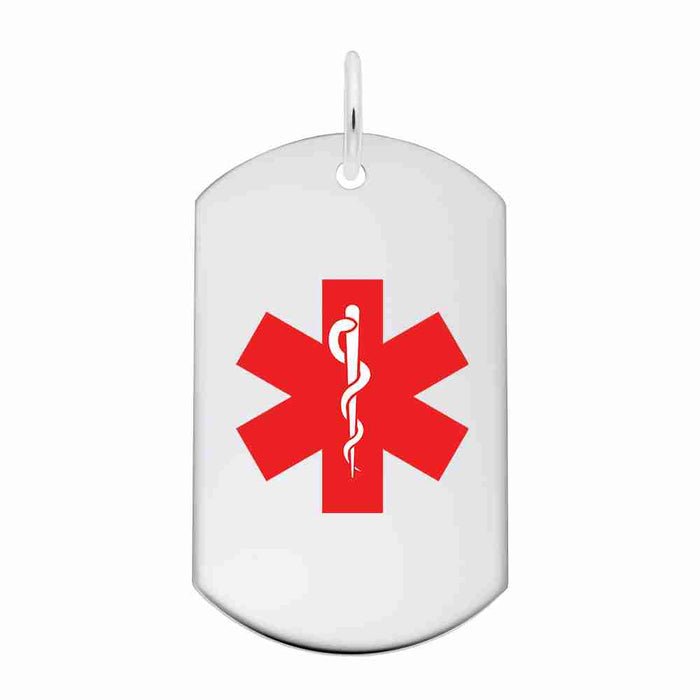 Medical Dog Tag Charm