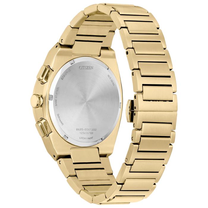 Citizen Axiom SC Eco-Drive Watch, Gold-Tone with Black Dial