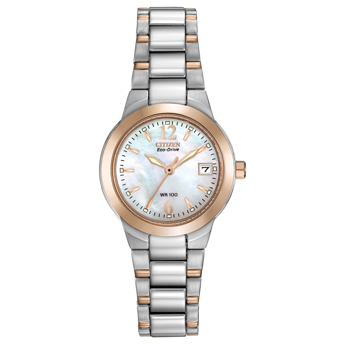 Citizen Chandler Eco-Drive Watch, Two-Tone with Mother-of-Pearl