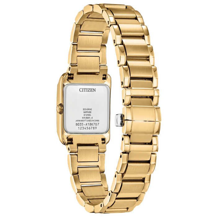 Citizen Bianca Eco-Drive Watch, Gold-Tone with Mother-of-Pearl Dial