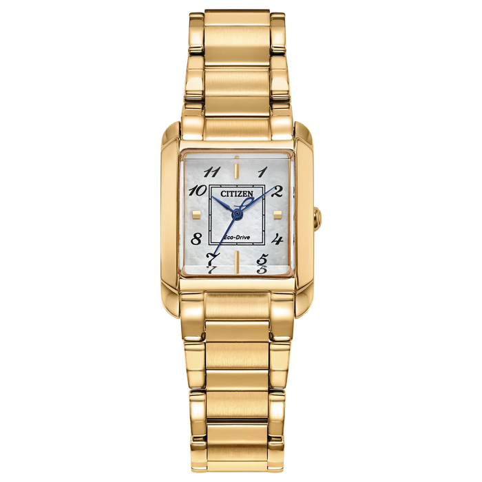 Citizen Bianca Eco-Drive Watch, Gold-Tone with Mother-of-Pearl Dial