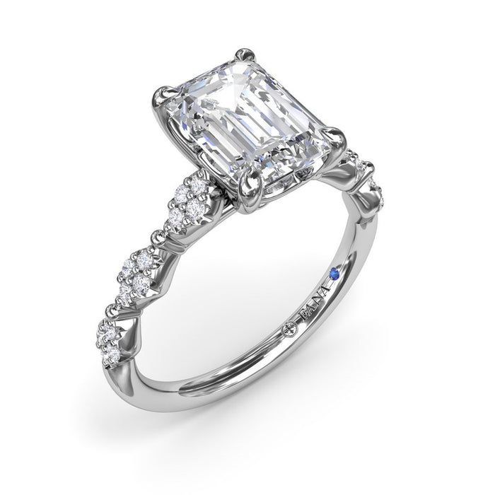 Modern Vintage Engagement Ring Setting