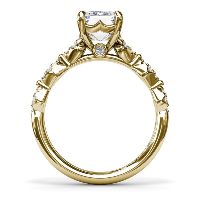 Modern Vintage Engagement Ring Setting