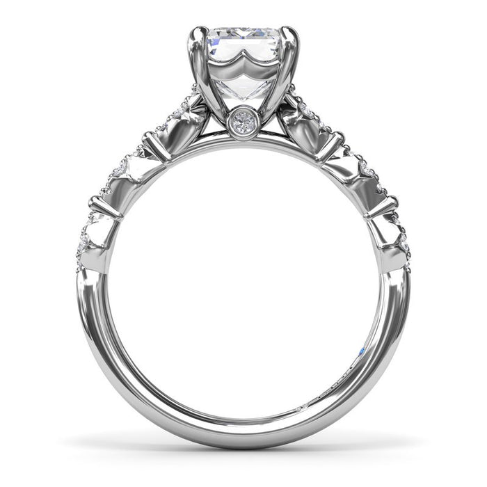 Modern Vintage Engagement Ring Setting