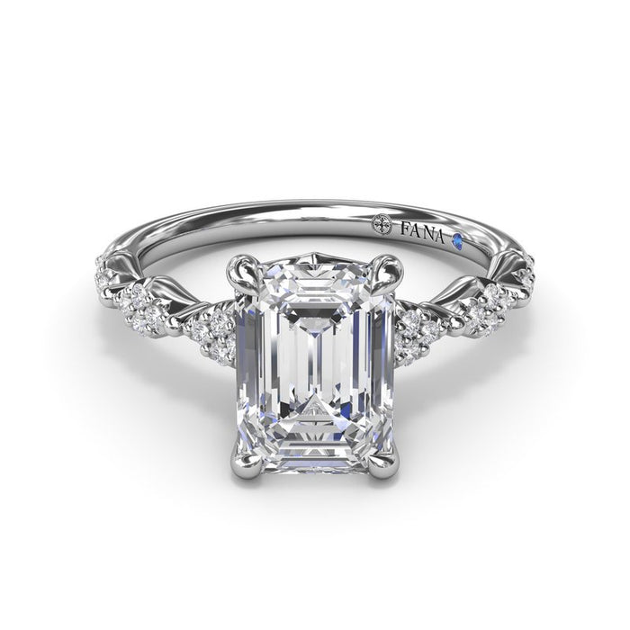 Modern Vintage Engagement Ring Setting