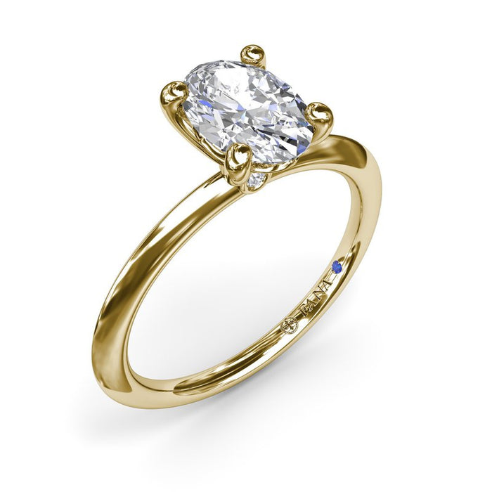 Knife-Edge Solitaire Engagement Ring Setting