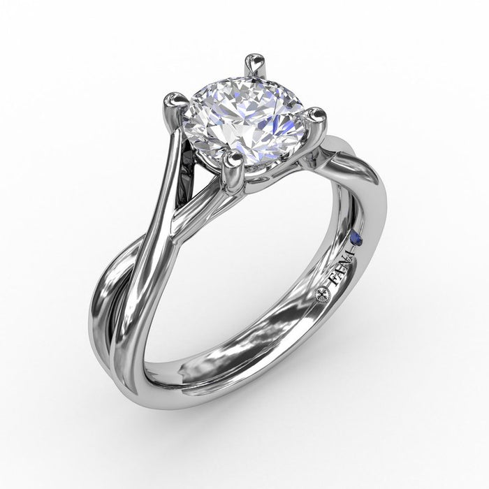 Infinity Solitaire Engagement Ring Setting