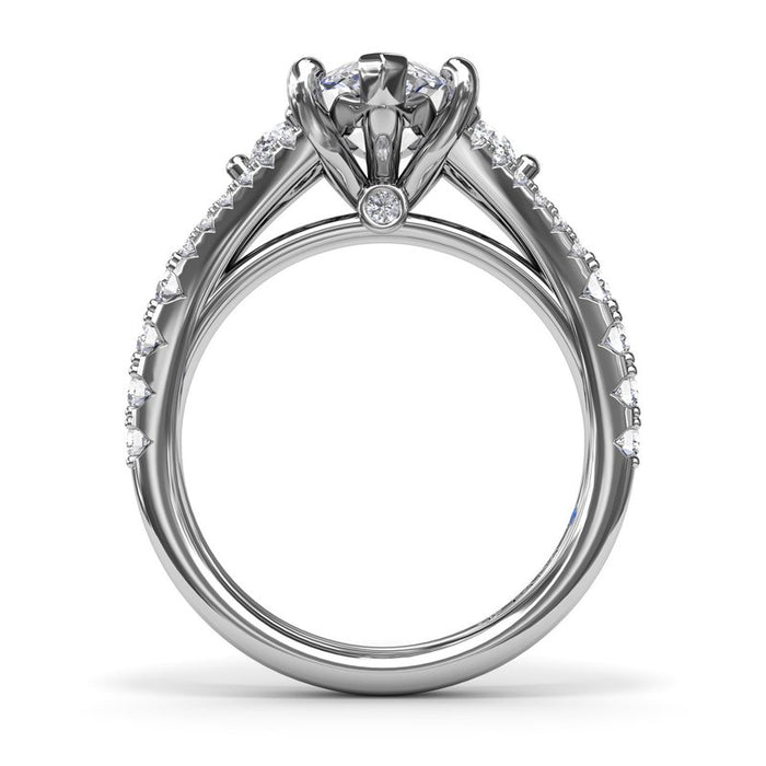 Split Shank Marquise Engagement Ring Setting