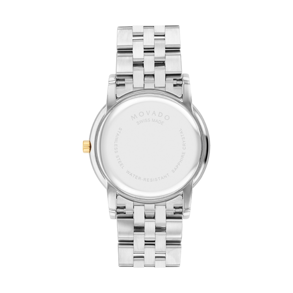 Movado Museum Classic Mother of Pearl Dial and Two-Tone Stainless Steel Watch