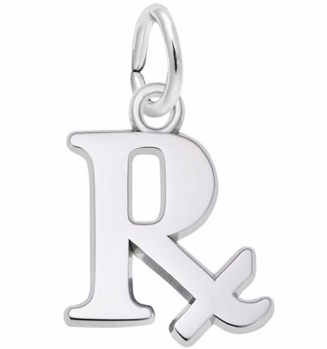 Rembrandt Sterling Silver Pharmacy Charm