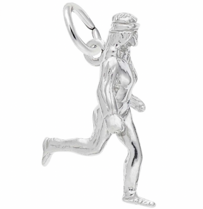 Rembrandt Sterling Silver Female Jogger Charm