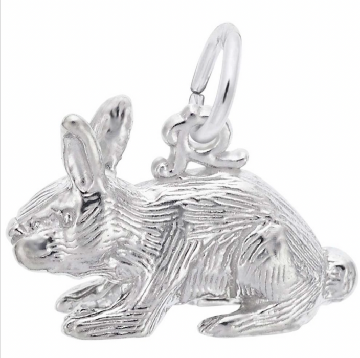 Rembrandt Sterling Silver Rabbit Charm