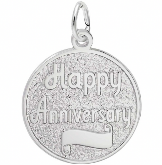 Rembrandt Sterling Silver Anniversary Charm