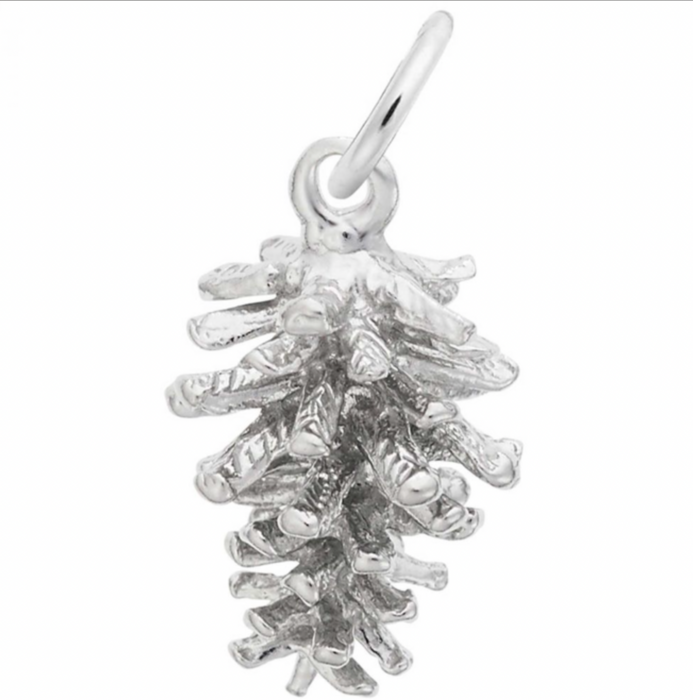 Rembrandt Sterling Silver Pine Cone Charm