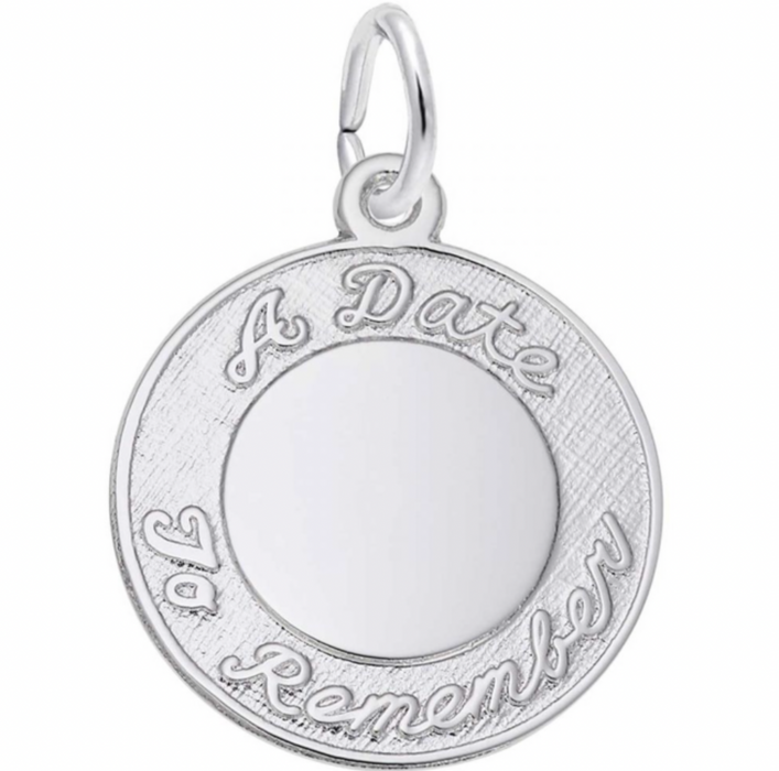 Rembrandt Sterling Silver A Date to Remember Charm