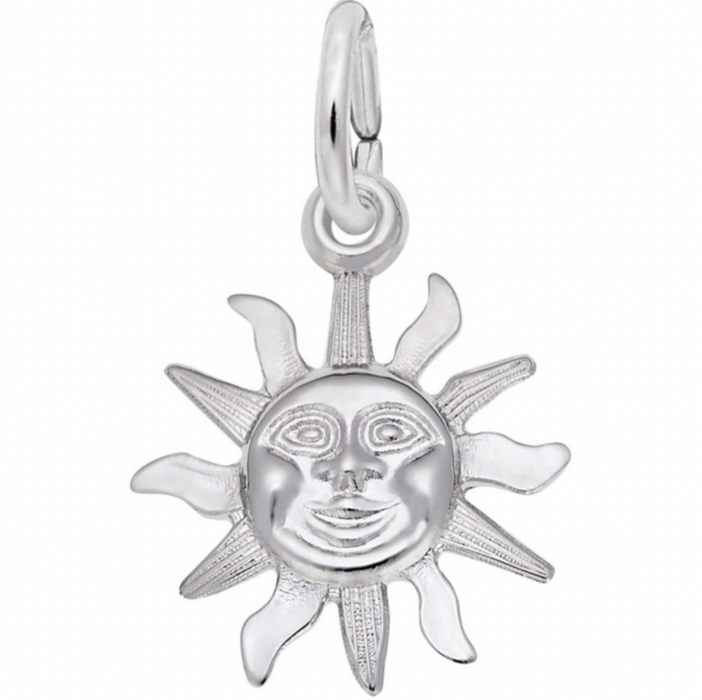 Rembrandt Sunburst Sterling Silver Charm