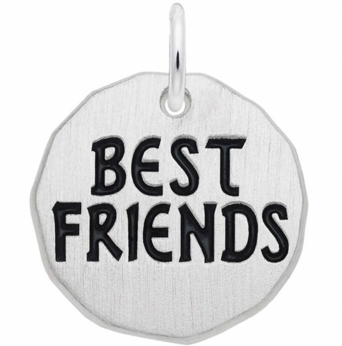 Rembrandt Sterling Silver Best Friends Charm
