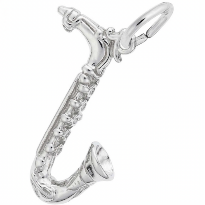 Rembrandt Sterling Silver Saxophone Charm