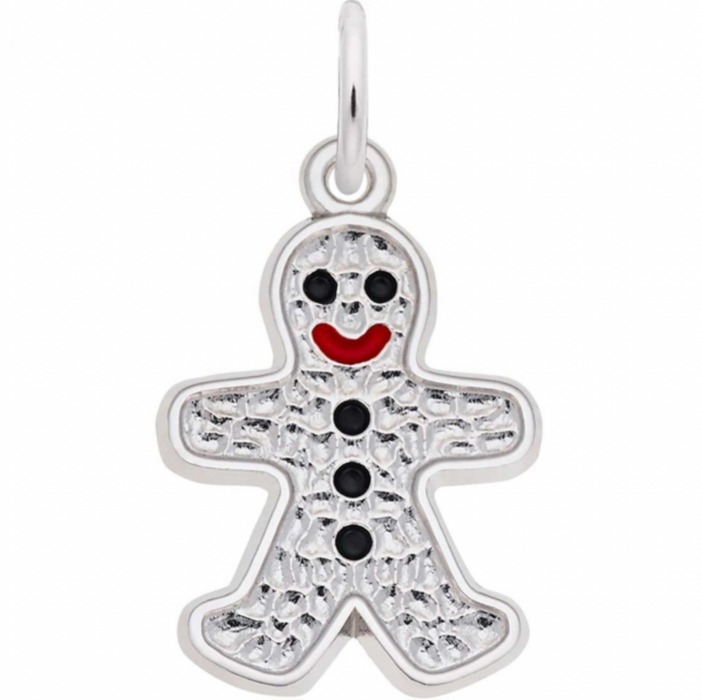 Rembrandt Sterling Silver Gingerbread Man Charm