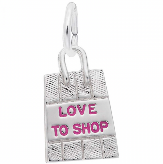 Rembrandt Sterling Silver Shopping Bag Charm