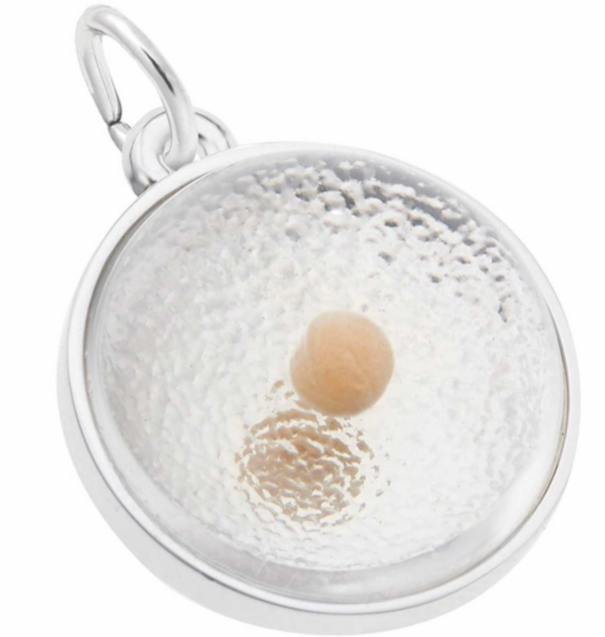 Rembrandt Sterling Silver Mustard Seed Charm