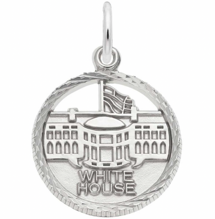 Rembrandt Sterling Silver White House Charm
