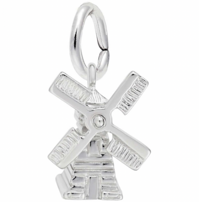 Rembrandt Sterling Silver Windmill Charm