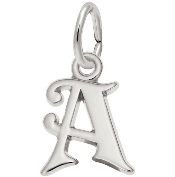 Rembrandt Sterling Silver Initial "A" Charm