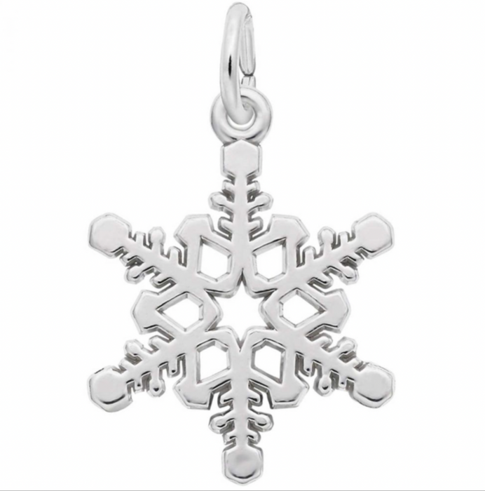 Rembrandt Sterling Silver Snowflake Charm