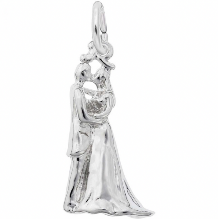 Rembrandt Sterling Silver Bride and Groom Charm