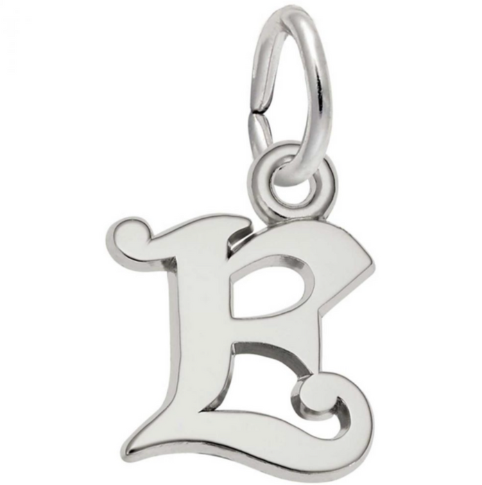 Rembrandt Sterling Silver Initial "E" Charm