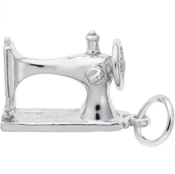 Rembrandt Sterling Silver Sewing Machine Charm