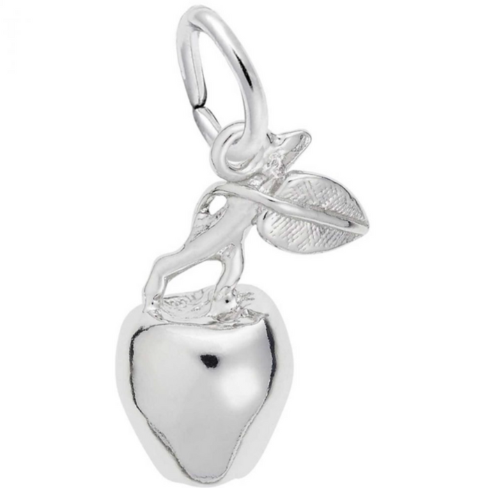 Rembrandt Sterling Silver Apple Charm