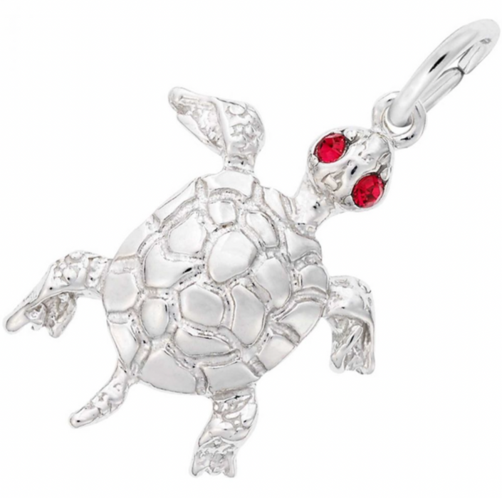 Rembrandt Sterling Silver Turtle Charm