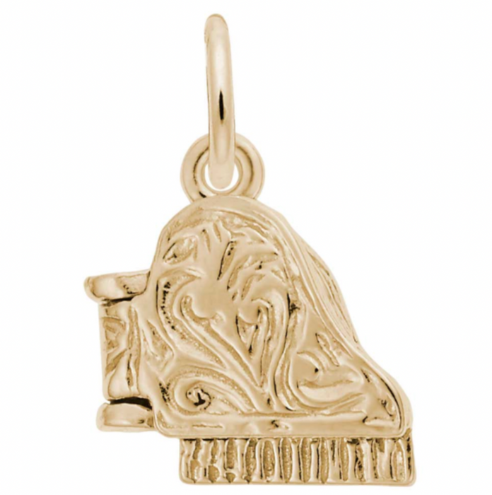Rembrandt 14k Yellow Gold Piano Charm