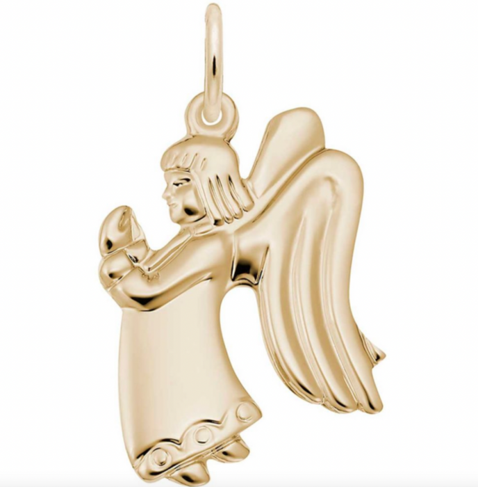 Rembrandt 14k Yellow Gold Angel Charm