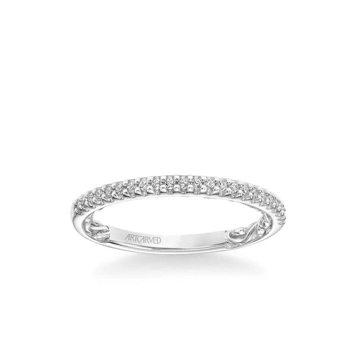 Art Carved Haven Classic Diamond Wedding Band