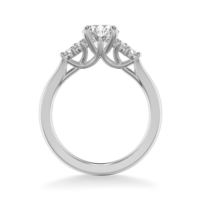 Art Carved Maryann Classic Three Stone Engagement Ring Setting